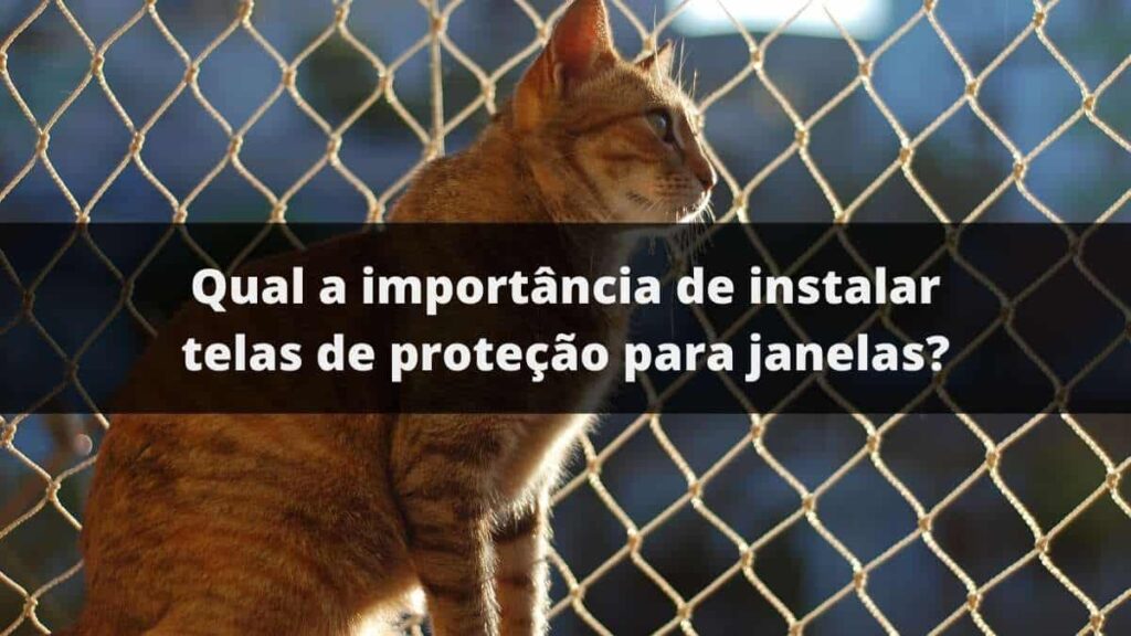 Qual a importância de instalar telas de proteção para janelas?