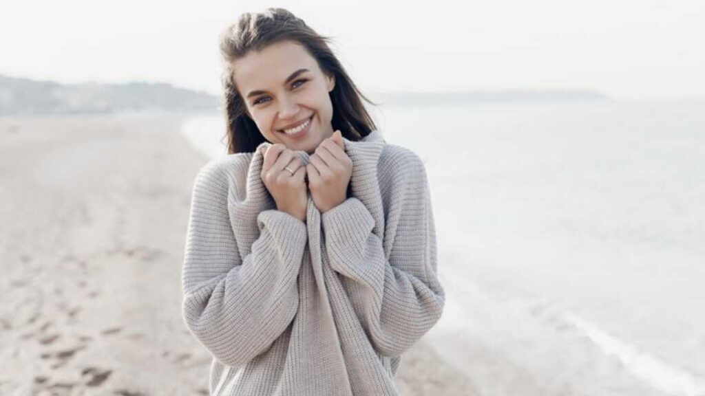 Roupa de frio na praia dá certo