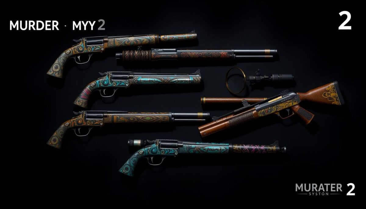 Códigos para skins de armas únicas em Murder Mystery 2